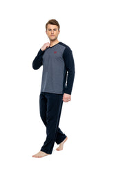 MOD Men V Neck Pajama Set